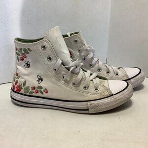 Converse Chuck Taylor Berries & Bees Hibees Shoes White Youth Size 3